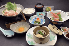 揖斐御膳　一例　※季節や仕入れ状況により内容は異なります。