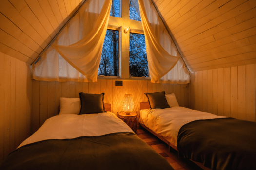 Dog Cottages with Private Dog Run [Oahu -2 single beds-]