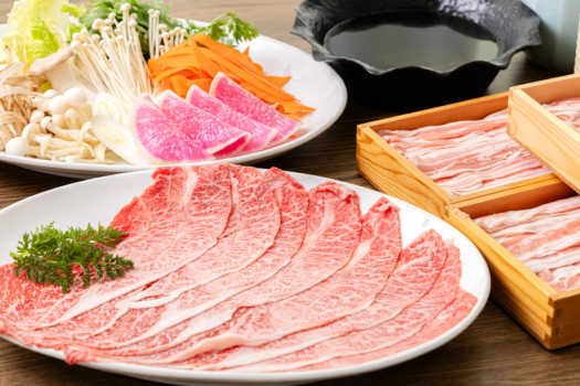 【1泊2食付き】ゆっくりと味わうしゃぶしゃぶの夕食と朝食付きプラン