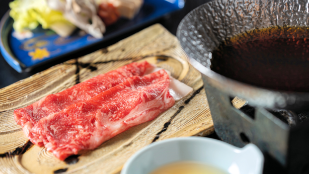 ＜上州ブランド赤城牛つき会席／夕朝ともに個室食事処にて＞標高800ｍにある露天風呂でリラックスを…