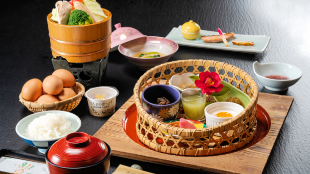 【期間限定、大幅値下げ】この朝ごはんのために泊まりたい！＜朝食のみプラン＞貸切露天半額の特典つき
