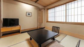 禁煙【茶室風こじんまり和室 6畳】眺望なし／LEDミラー設置♪