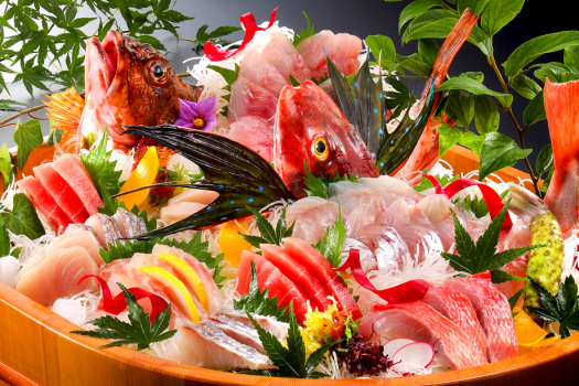 【刺盛り】毎朝仕入れる鮮魚をお刺身でご用意いたします。