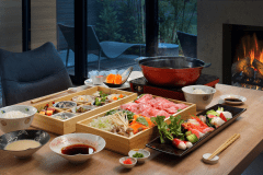 ヴィラで楽しむ『しゃぶしゃぶ創作会席コース』