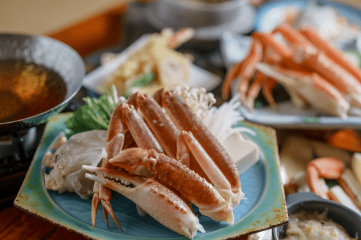 【蟹づくし会席】身つまった蟹たっぷり！冬の味覚のすき鍋はいかがでしょうか