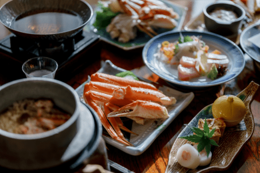 【蟹づくし会席】甘味・うま味がギュッと詰まった旬の蟹をご堪能下さい。