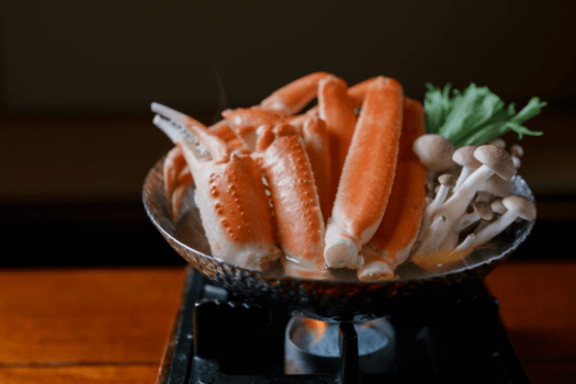 【蟹づくし会席】身つまった蟹たっぷり！冬の味覚のすき鍋はいかがでしょうか