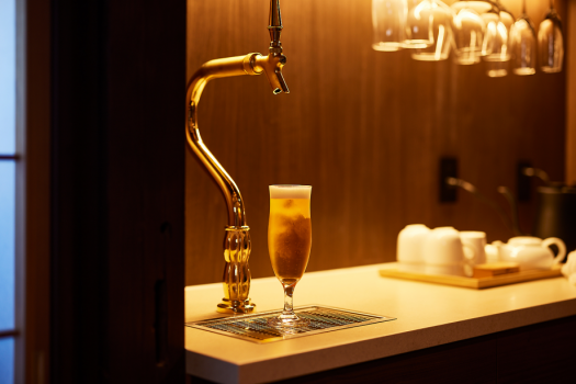 【はなれ ダイニング】ダイニングにはビールサーバーもご用意しております。