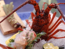 【料理ランクUP】伊勢海老のお造りが楽しめる＜伊勢海老のお造り付＞