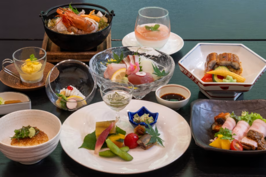 美又温泉と島根の旬食材が詰まった料理長お勧めの季節の会席 美又温泉と島根の旬食材が詰まった料理長お勧めの季節の会席