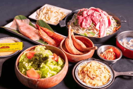 【1泊2食付】コスパ重視のベーシックBBQ｜全11種食材で楽しむ満足プラン