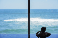 オーシャンビューの温浴施設で心も体も最高にリフレッシュ。