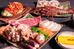 【1泊2食付】プレミアムBBQ｜常陸牛A5&times;伊勢海老の極上ディナー