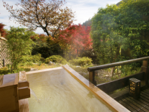 ◆Guest room with open-air bath◆【Harugasumi/ Fukamidori/ Shurei】(12.5 tatami mats + wide veranda + open-air bath) ◆Guest room with open-air bath◆【Harugasumi/ Fukamidori/ Shurei】(12.5 tatami mats + wide veranda + open-air bath)
