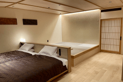 ◆露天付客室◆【招月-Syougetsu-】（洋室[小上がり]＋ベッド＋温泉露天)