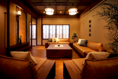 【ラウンジ】本館から別館へとつながるラウンジスペースです。