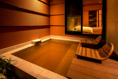 【風信子（ひやしんす）】2020年2月NEWオープン！専用露天風呂付きフラットタイプのお部屋です。