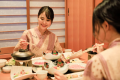 厳選されたおもてなし料理の数々（お食事は姉妹館【喜びの宿 高松】にてご用意いたします）