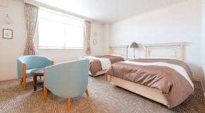 【禁煙】温泉付和洋室（2階　階段）