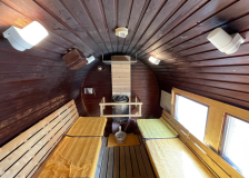 女性大浴場「バレルサウナ」ロウリュー可