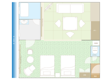 Lake side special Japanese-Western style room
Floor plan Lake side special Japanese-Western style room
Floor plan