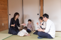 【客室】和室　畳のお部屋は小さいお子様と遊んだり、足をのばして寛ぐのにぴったり♪