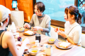 【LuluTerrace】ふわふわのパンと身体が喜ぶ朝ごはんで会話も弾みます。