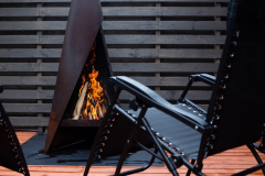 SAUNA　外気浴焚き火