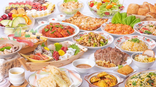 夕食バイキング※写真はイメージです。実際の料理と異なる場合がございます。ご了承ください。