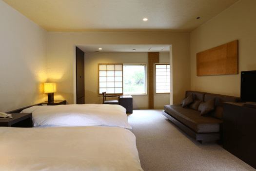 ②Main Building Western-Style Room (Twin Beds) &ndash; Non-Smoking