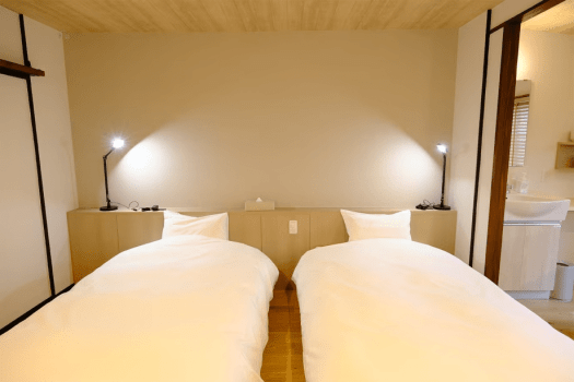 ④"Mori-no-Yakata" Western-Style Room (Twin Beds) &ndash; Non-Smoking