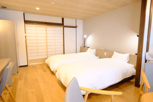 ④"Mori-no-Yakata" Western-Style Room (Twin Beds) &ndash; Non-Smoking