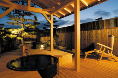 Room with open-air bath Room with open-air bath