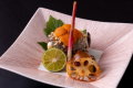 石焼で出す天然アワビと和牛付！料理長こだわり会席プラン
