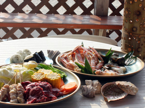 日帰りBBQ昼