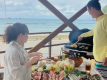 【日帰り夕食BBQコース】　夕暮れ時のビーチを独り占め♪