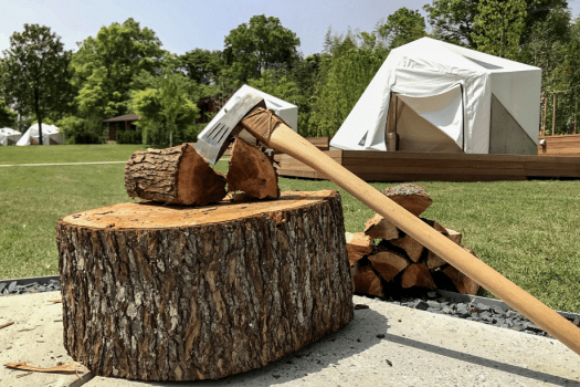 【夏季限定☆国産牛の焼きしゃぶコース】自然体験楽しめるグランピングエリア＜プール＆天然温泉付き＞