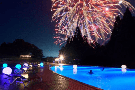 ≪夏季限定☆プール付き≫【グレードUP☆BBQ】天然温泉「紅葉乃湯」入浴付き＜2食付き＞