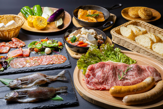 【1晚2餐/每人價格】≪標準BBQ方案≫　秩父當地生產和消費的BBQ～“秩父別邸 木叢 -komura-”推薦的自豪BBQ～