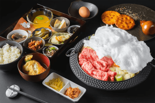 【1泊2食付】秩父味噌すき焼きプラン &mdash; 綿あめ雲海演出とともに味わう地産食材の夜 &mdash;
