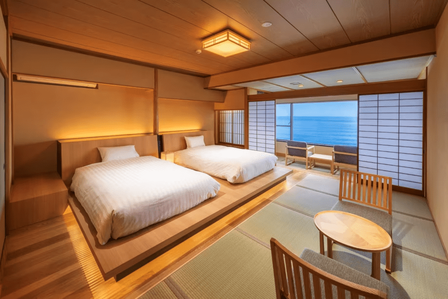 和モダンツイン+次の間は８～10階の眺めのいい客室