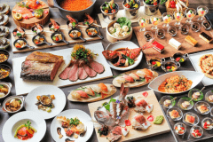 夕食ブッフェ例