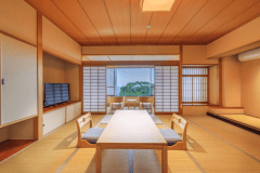 低層階角部屋（下田側）客室からの景色