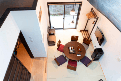 西陣北あじさい 2階から見た居間