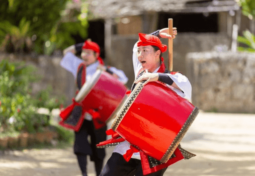 琉球村ではエイサーショーも開催！