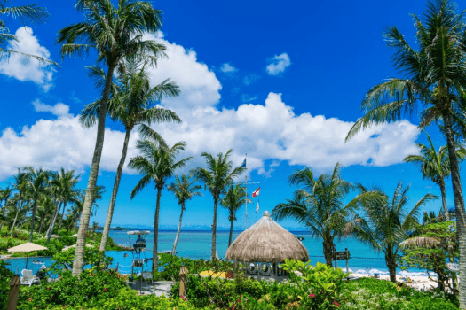 ラナイテラスからの眺め