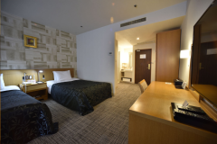 ［洋室：ツイン］ 2024年２月リニューアル！より上質な空間のツインルーム。