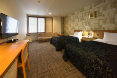 ［洋室：ツイン］ 2024年２月リニューアル！より上質な空間のツインルーム。