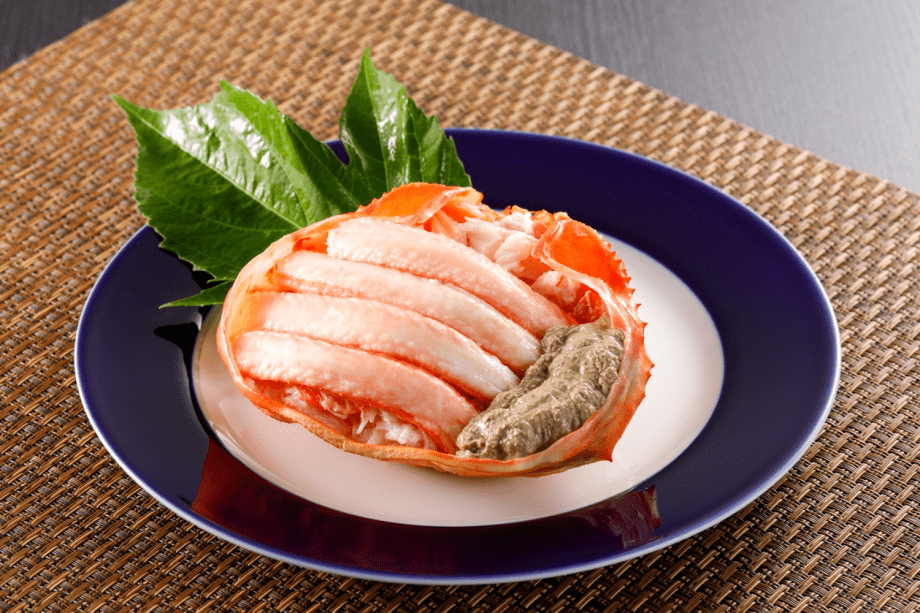 香住ガニのボイル　甲羅船