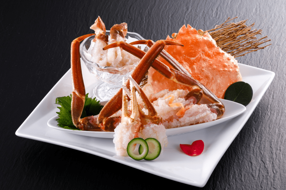 松葉ガニのお刺身